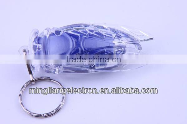 PVC Led cricket keychain novelty gifts