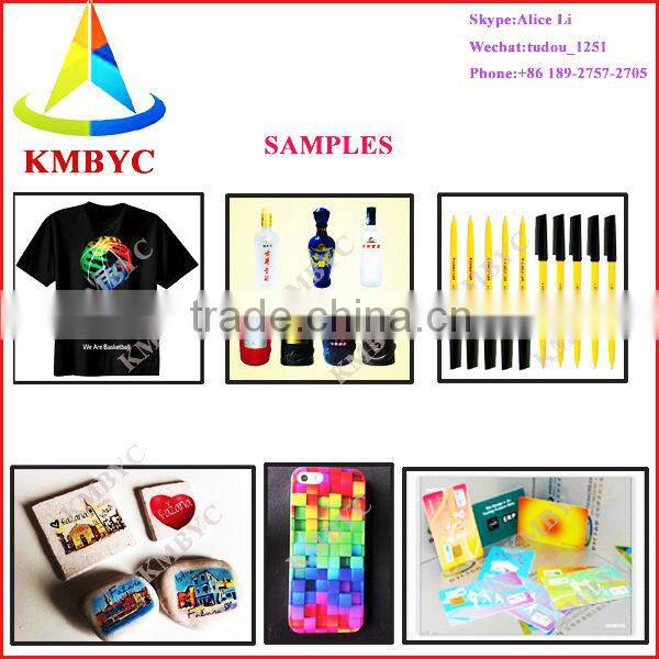 self clean colorful digital flatbed printer for small items like card, pen, phone case
