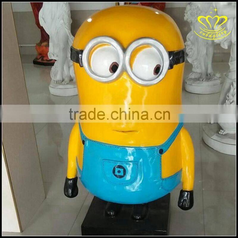 Custom outdoor landscape sculpture FRP cartoon Mitch Mini painting exhibition decorative sculpture