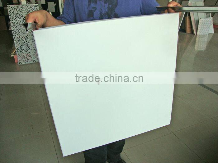 Aluminum swing down ceiling tile with ear 600*600