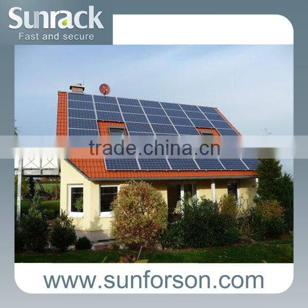 strong structure all aluminum car roof solar panel carport mount rack