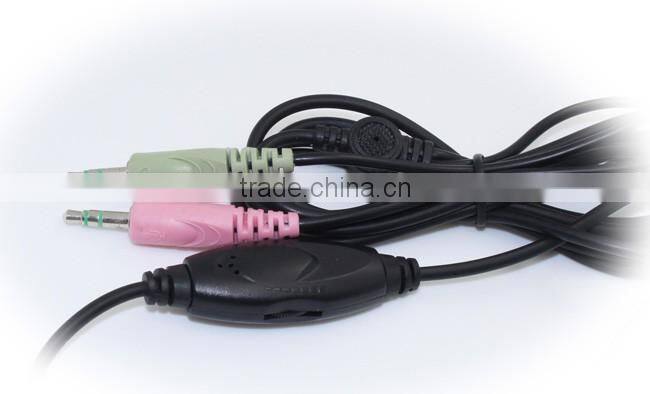 2016 cheap wired computer headphone with microphone,OEM order available