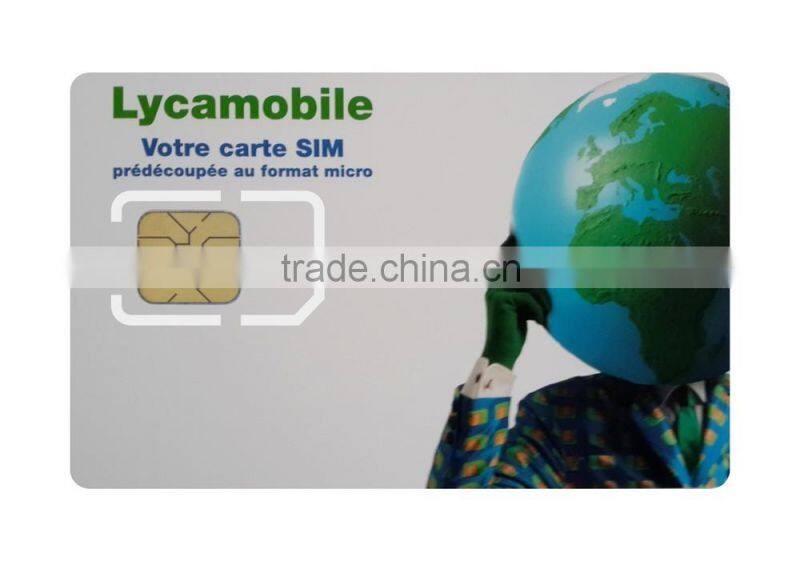 64K Prepaid SIM card for cellular