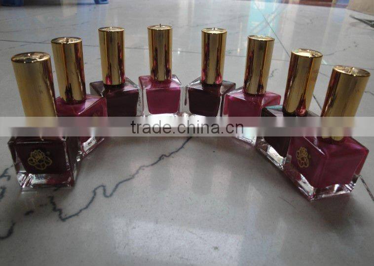 hot sell magical glittery style nail art polish/Change color glittery nial polish