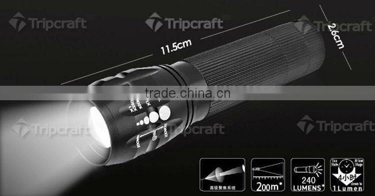 Bicycle led Light 5 Watt 300-500 Lumens Q5 LED Bike Light Black Bicycle Front Torch