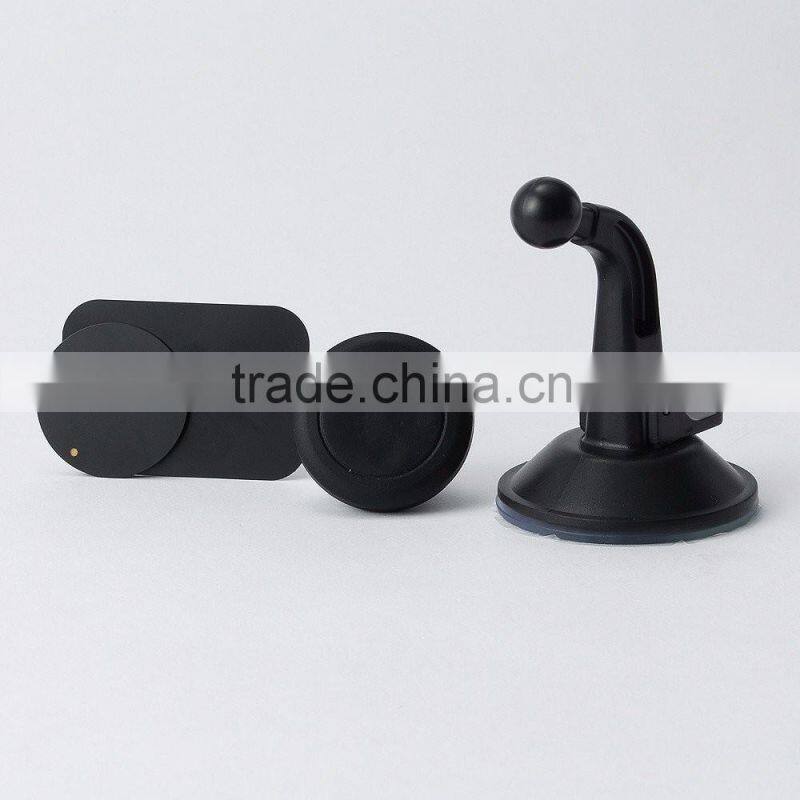 2016 new novelty products magnetic sticky 360 degree mobile phone holder for car