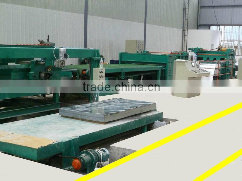 Hot roll steel cut to length line