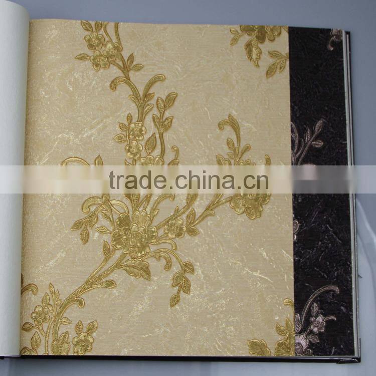 new catalog of 2014 pvc deep embossed wallpaper Italian style Alpha 80501 waterproof soundproof