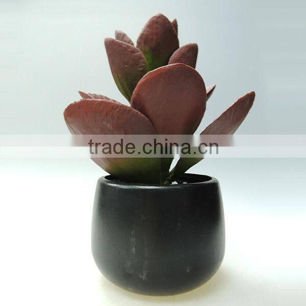 artificial ceramic potted greenery for living room decoration