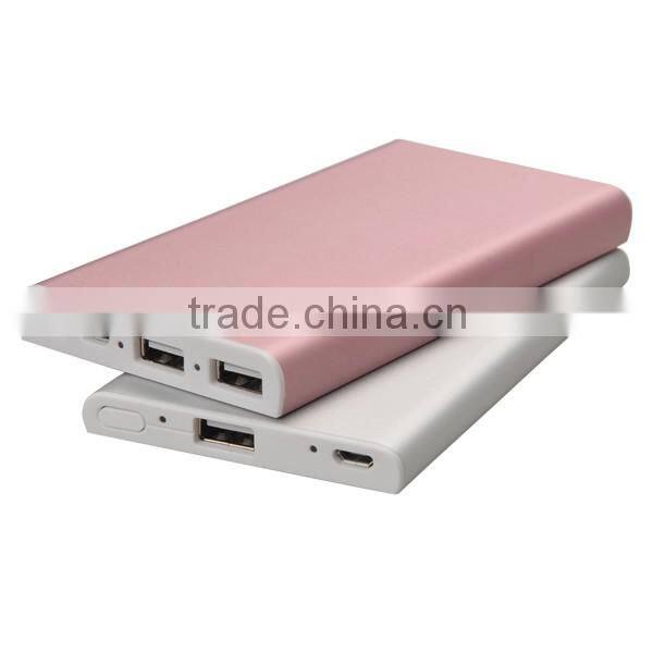 portable mini dual usb power charger