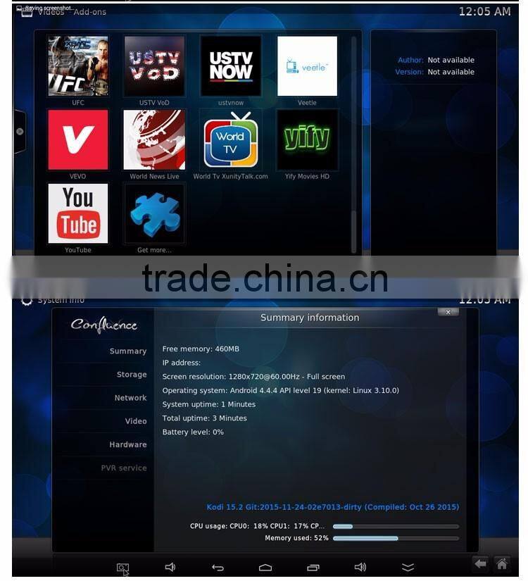 MX8-4K RK3229 Quad Core Andorid 4.4 TV BOX MX8 4K 1GB/8GB 2.4GHz WiFi H.265 60tps KODI OTA Mini