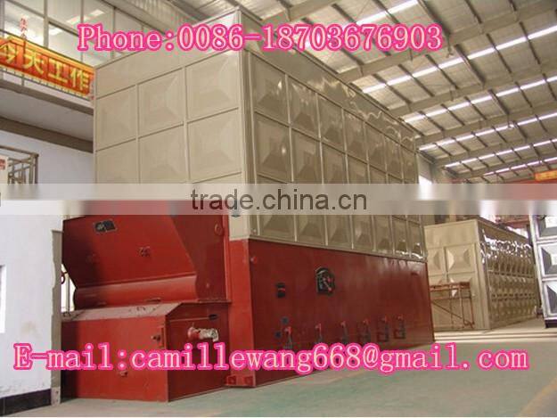 Hot slae horizontal fuel coal heat only boiler