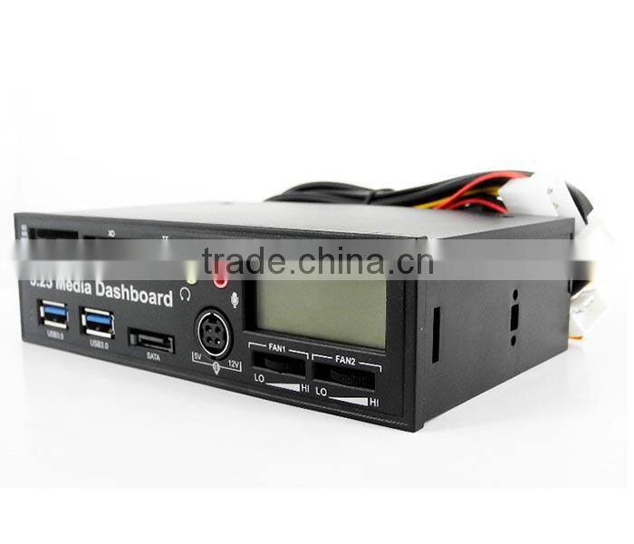USB3.0 High Speed Media Dashboard Front Panel PC Multi Card Reader SATA