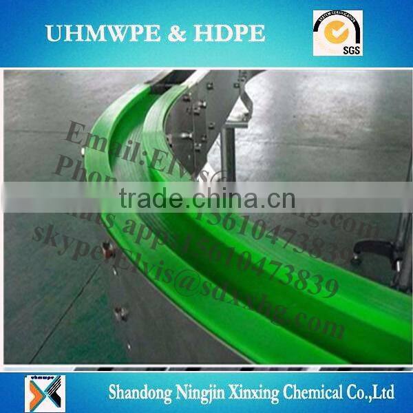 UHMWPE conveyor wear strips/high quality HDPE wear strips/Wear resisting plastic strip