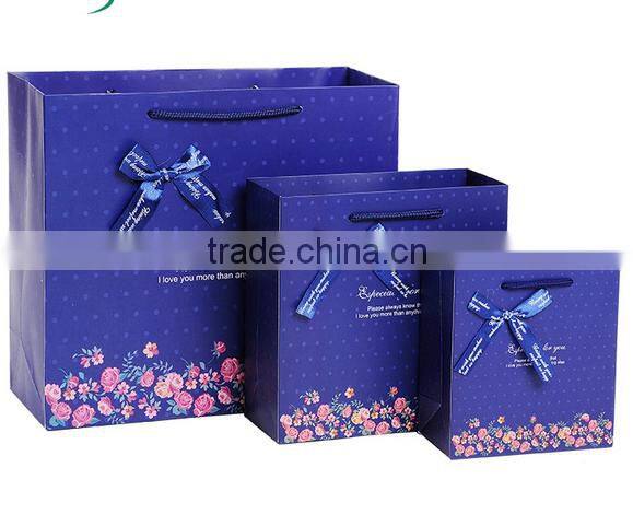 twisted Packaging bag/ white board shopping Bag /handle paper bag