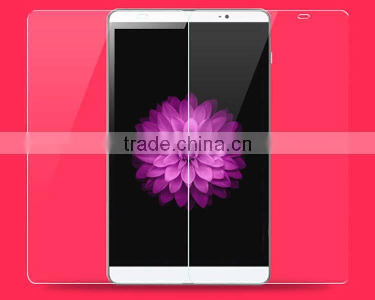 Custom made 8 inch 9h tempered glass cell phone screen protector for huawei M2