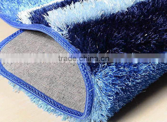 100%Polyester Shaggy 3PCS Bath Mats Set With Modern Design