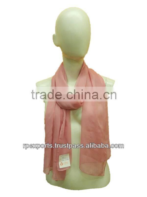 New fancy solid color polyester chiffon scarves & scarf
