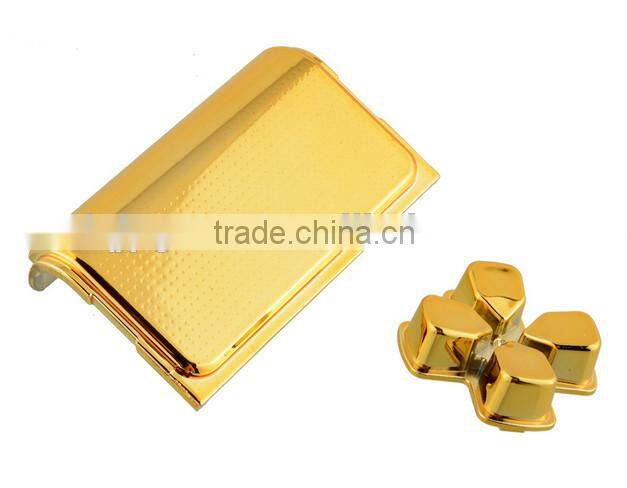 Fashion Full Buttons Kits Set For PS4 Controller Joystick Chrome Gold