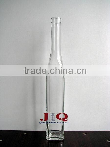 2016 New Item Crystal Glass High White Vodka/Beverage Glass Bottle Glass Cork 500ml/750ml/1000ml