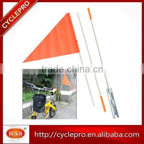 Safety Flag Fluro Orange Bicycle Childs Bike Mobility Scooter Pram Kids Safety flag 122CM