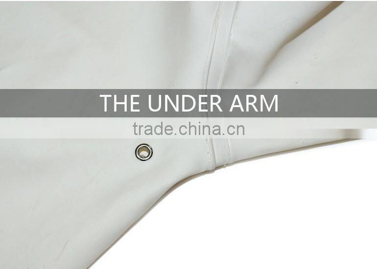 cheap white adult pvc raincoat men working