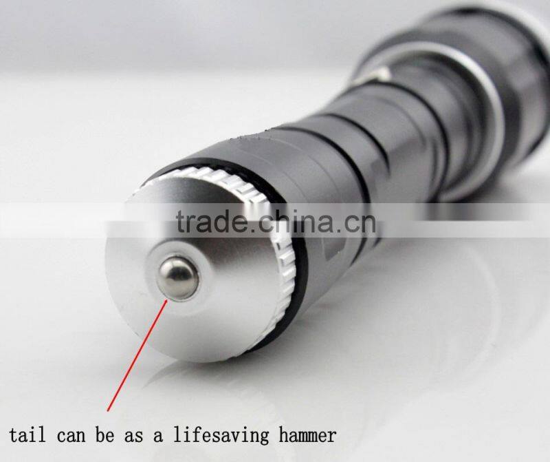 aluminum magnetic rechargeable led flashlight