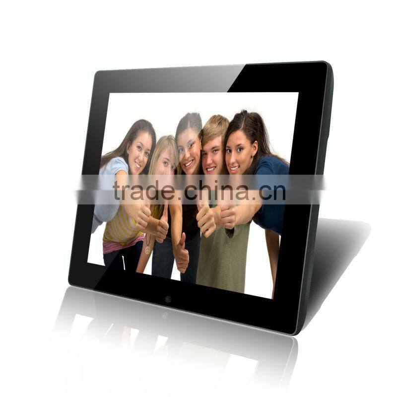 High Resolution 14 inch Digital Photo Frame with Video,Music,Photo slideshow in Loop