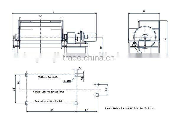 Dewatering Iron Ore Fines 5 % Concentrates By mineral magnetic separating machine