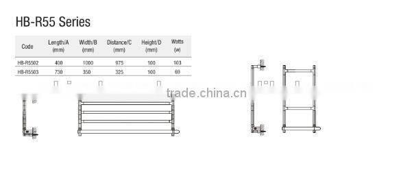 HB-R5503C electric brass towel warmer