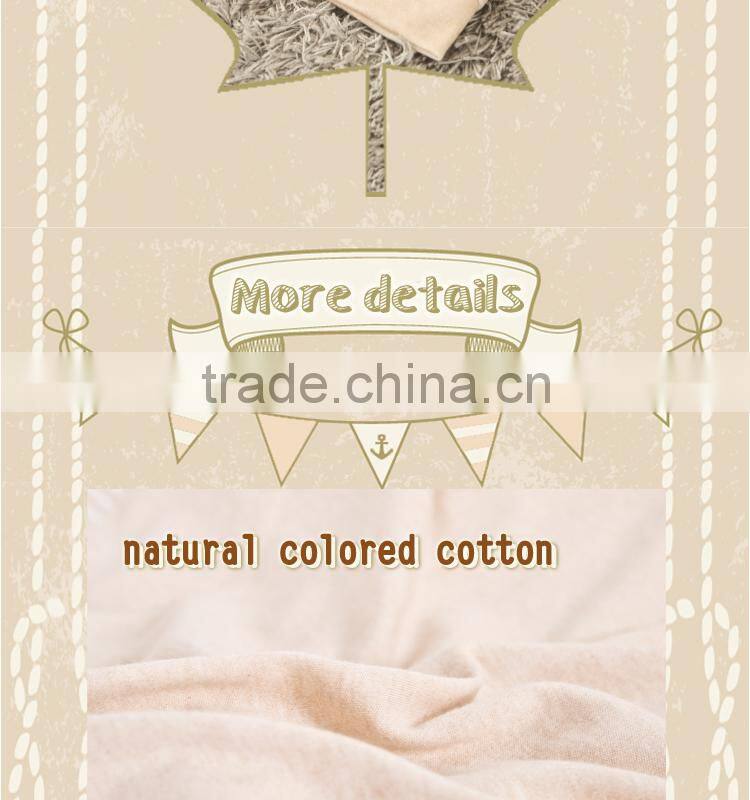 2015 new style GOTS 100 % natural colored cotton newborn baby cap