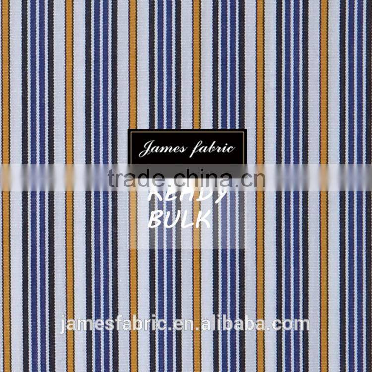 James Yarn Dyed High Density LA Finished Colorful Stripe/Check Plain Weaving Spring/Summer Shirting Fabric