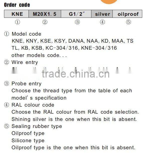 temperature sensor head IP65