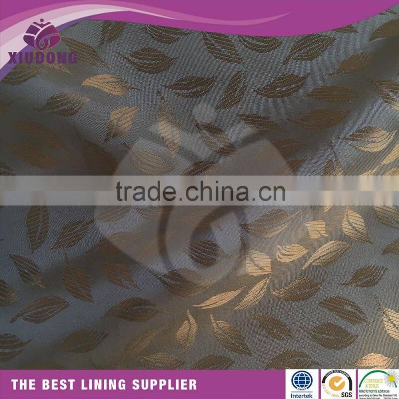 jacquard patterned viscose suit lining fabric for garment