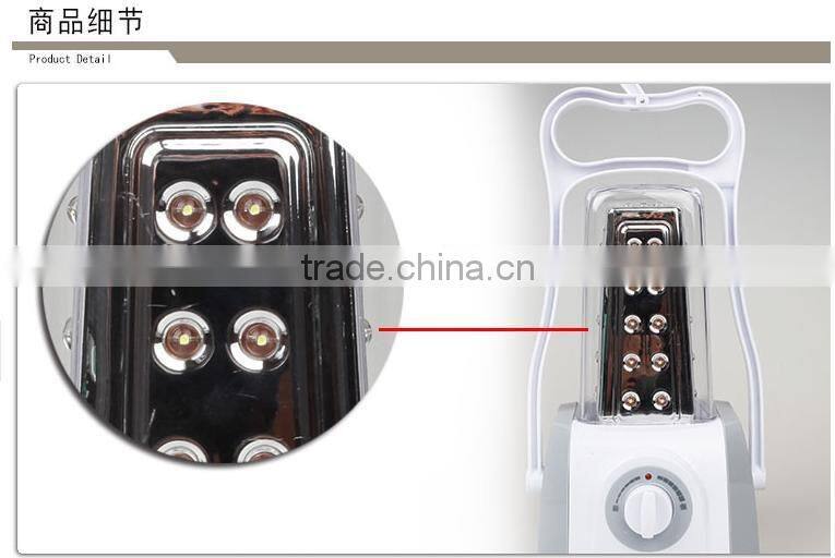 2014 Portable Silver Outdoor Solar Hurricane Lantern With Aluminium Alloy 3W Solar Panel