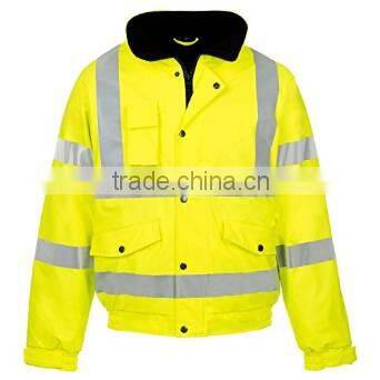 Mens Rainsuit Hi Viz Waterproof Storm Jacket Workwear Security Coat