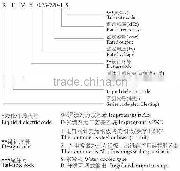 Water Cooling Electric Heating Capacitor