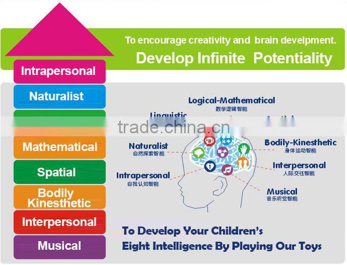 2016 pre-school block DIY toys