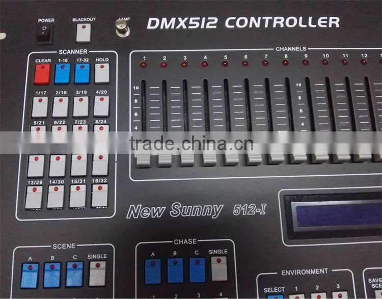Three Years Warranty DMX512 Console DJ Lighting USB DMX Sunny 512 Controller