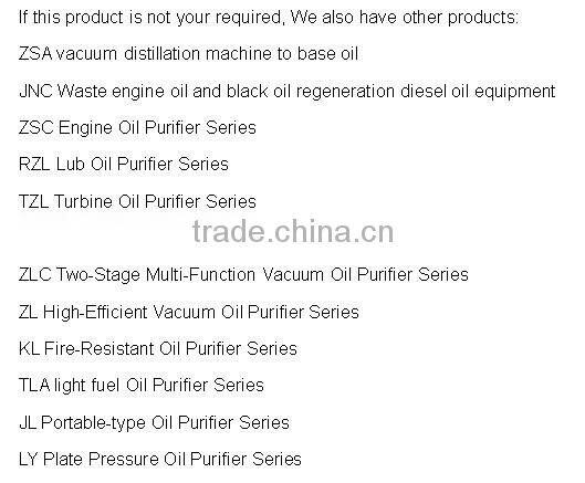 Low price ! ZLC china transformer oil/insulation oil vacuum oil filter plant