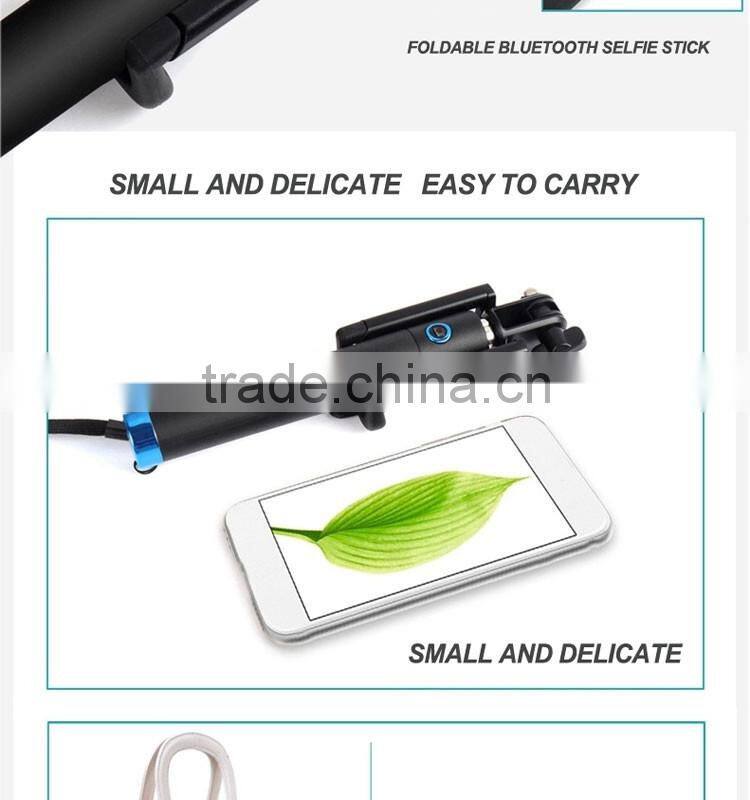 2015 new foldable monopod wholesale bluetooth selfie stick,Selfie-Stick With Shutter Bluetooth