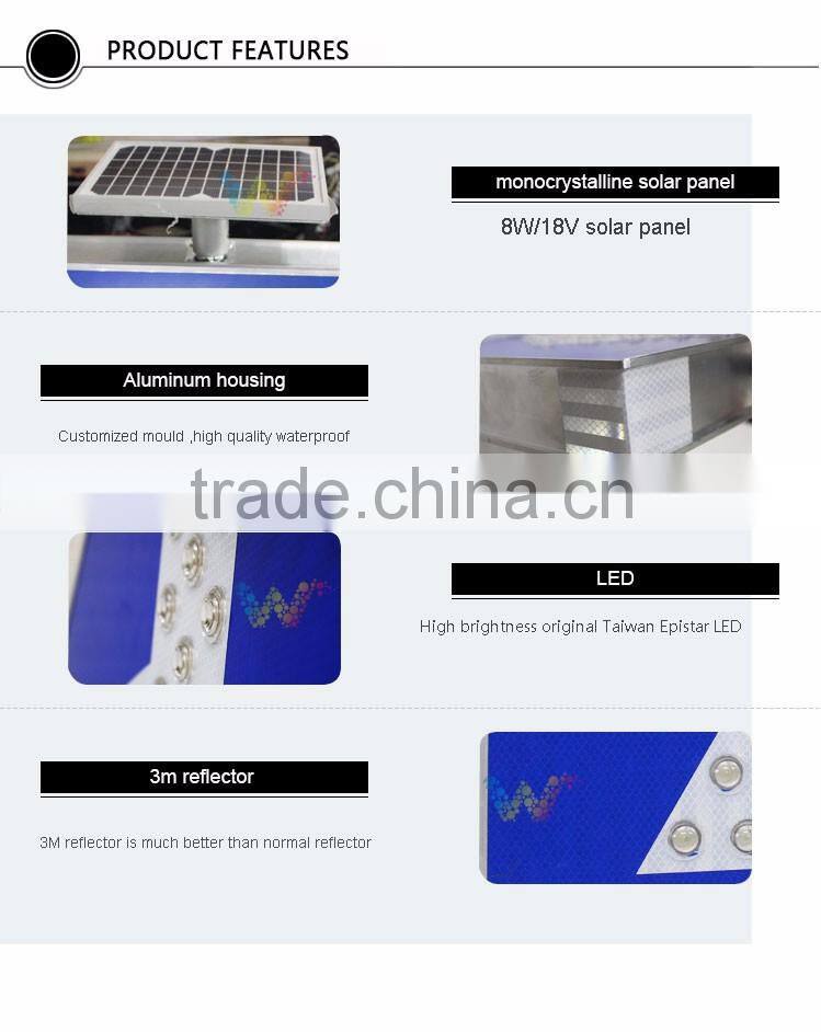 Aluminum high way portable solar power led flashing traffic sign