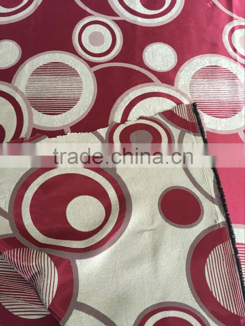 100% polyester DTY customized blackout curtain fabric for hotel curtain ,house cutain ,projection room