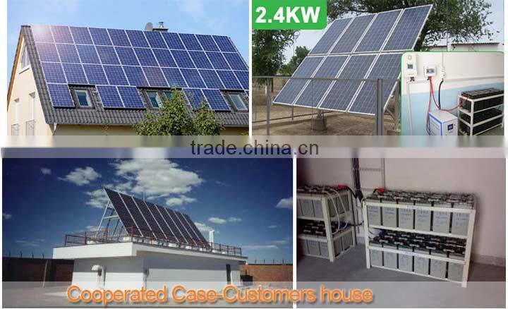 2016 new product home solar panel system 3kw with solar panel and battery
