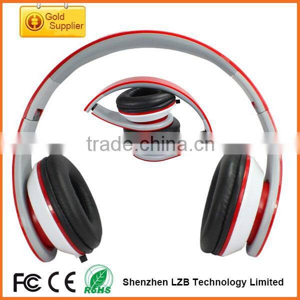 High quality Folding Hifi bluetooth headphone for Mobile phone, portable media player, Mp3