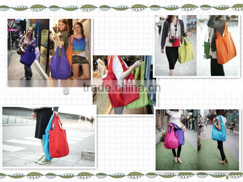 manufacturing Portable polyester bag/polyester zipper tote bag