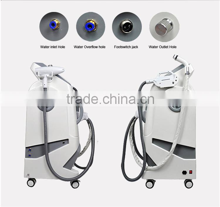 2016 OEM e-light ipl rf nd yag laser multifunction machine with rf 2014 unwanted hair