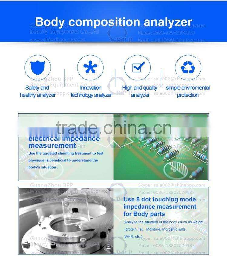 The portable body composition analyzer with the advanced technology