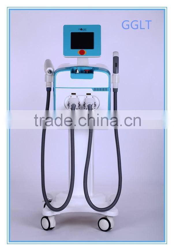 2016 china laser beauty equipment Q-switched nd yag laser tattoo removal 1320nm black doll for salon use