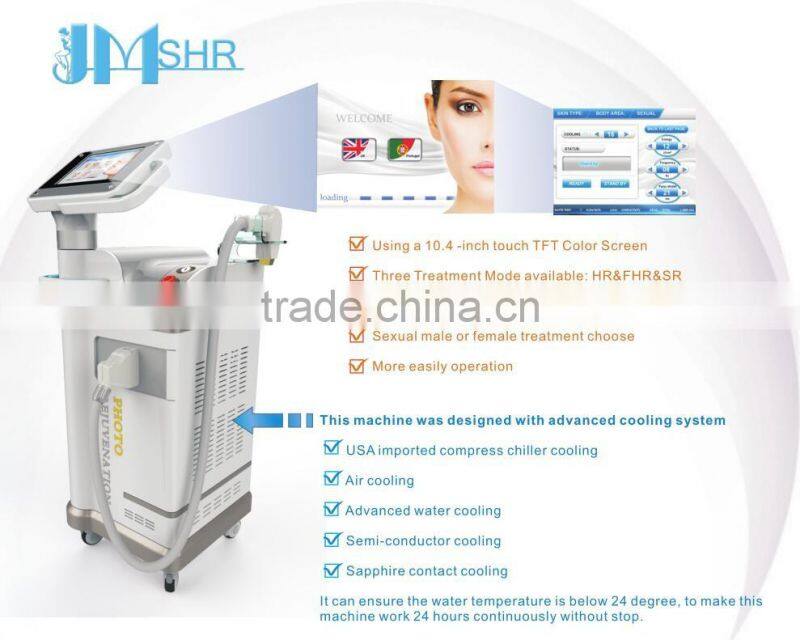 Proffessional Painless 808nm Laser Hair Removal Machine